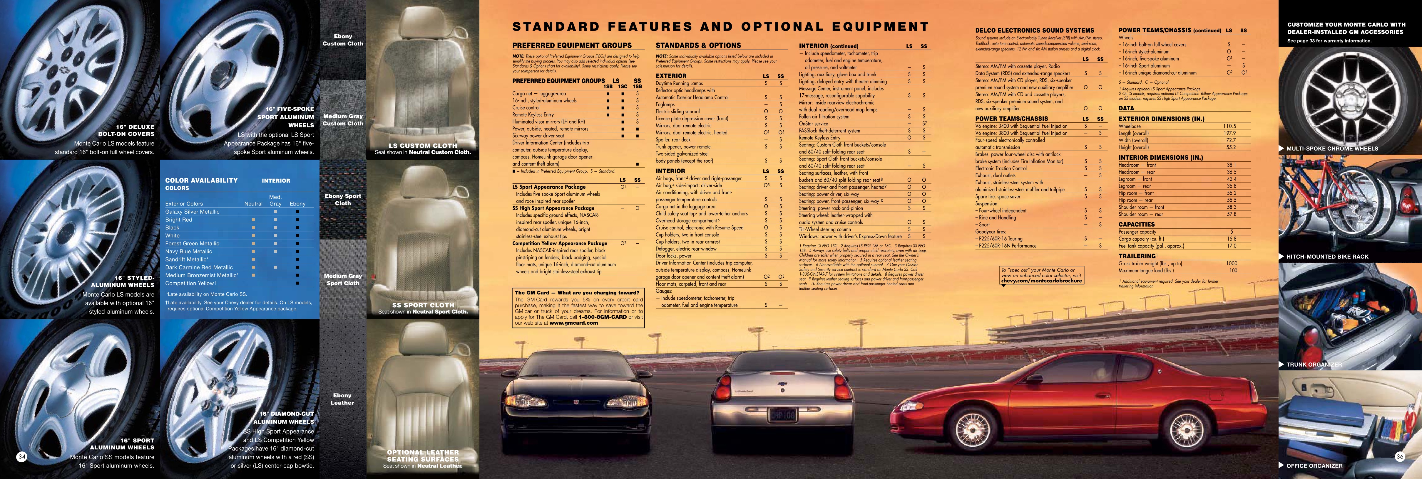 2002 Chevrolet Monte Carlo Brochure Page 7